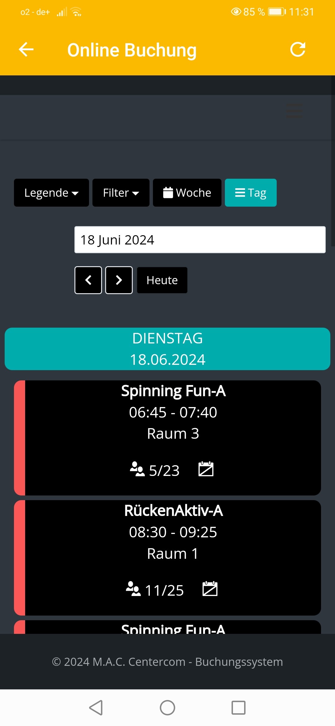 Kurse buchen ab 20.06.2024!