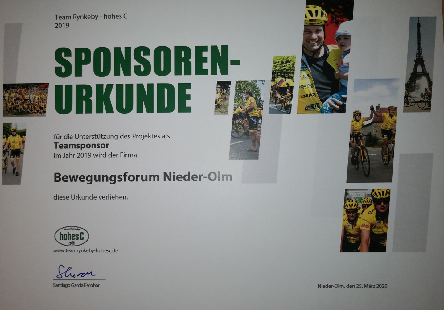 Spende an die deutsche Kinderkrebshilfe……