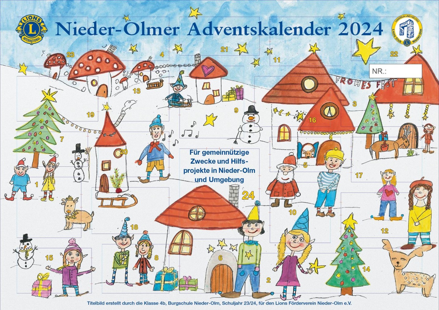 Nieder-Olmer Adventskalender ab sofort wieder im Bewegungsforum!